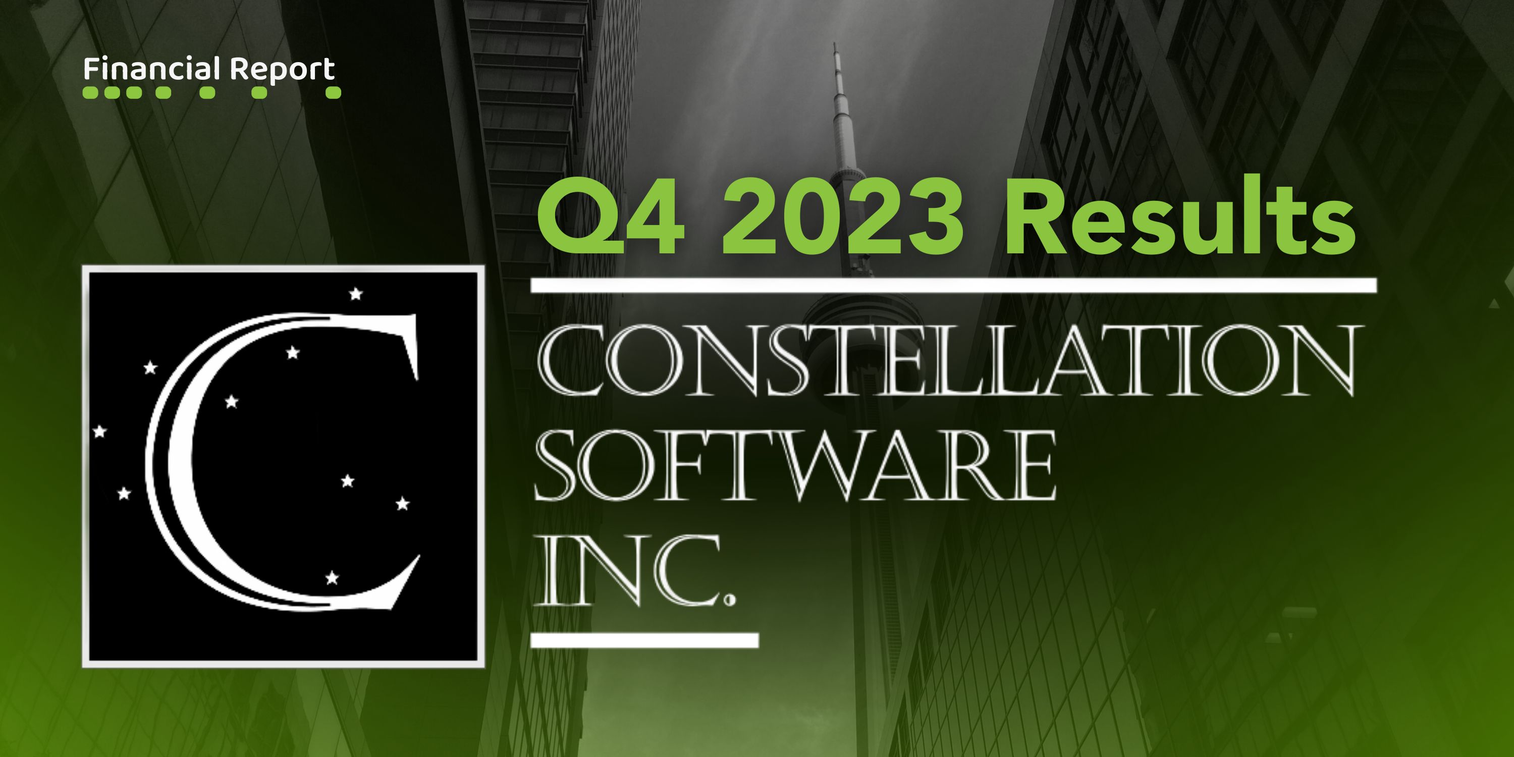 Constellation Software Q4 results.